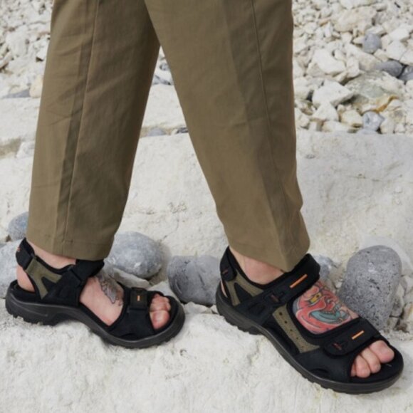 ECCO Shoes Men's Yucatan Camo Sport Sandals - Picture 3 of 12